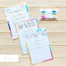 Load image into Gallery viewer, Name Writing & Colouring