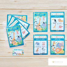 Load image into Gallery viewer, Safari Animals (A6)