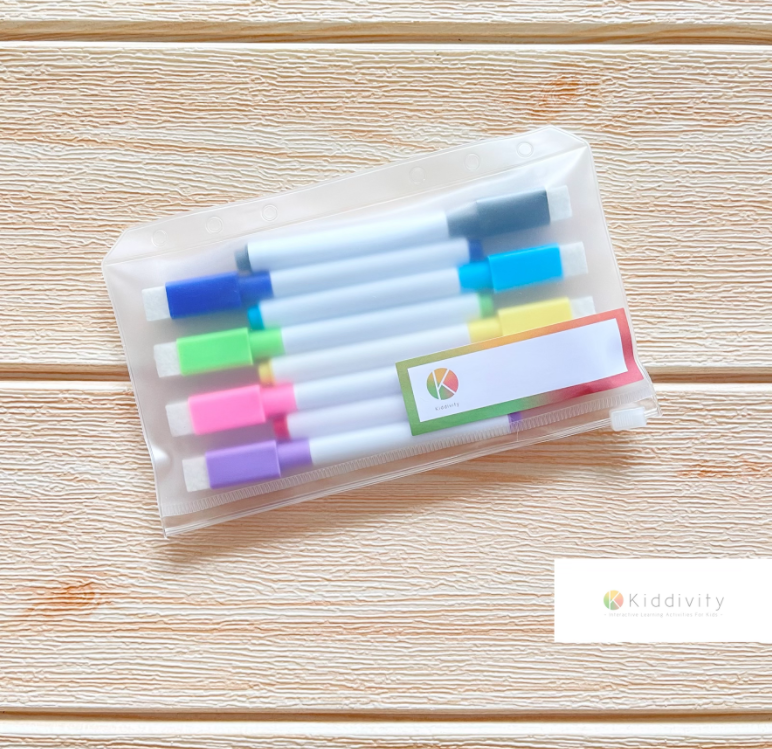 Erasable Marker Set Kiddivity