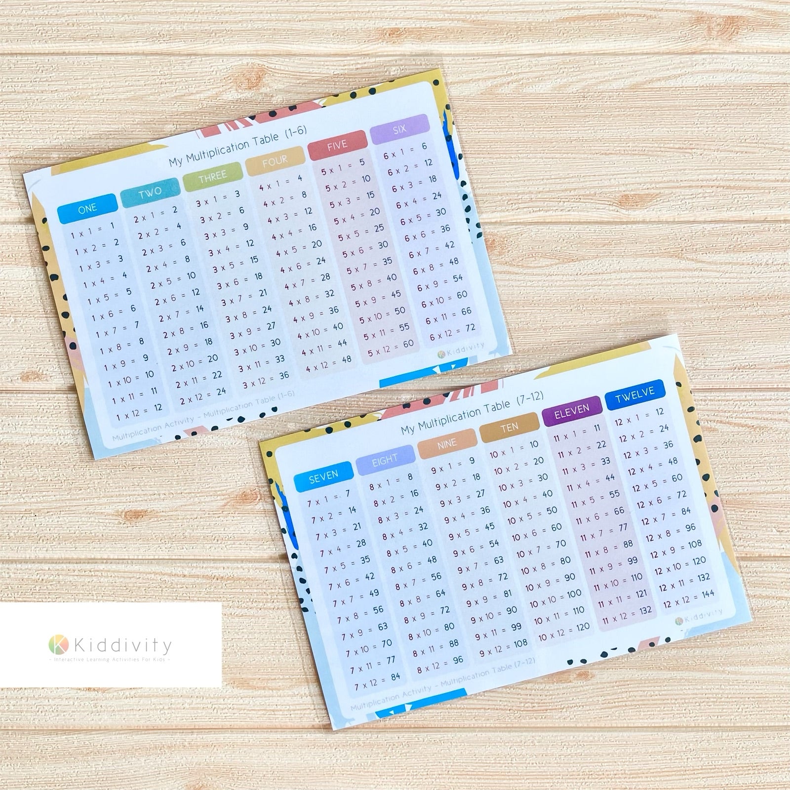 Multiplication Matching Folder – Kiddivity